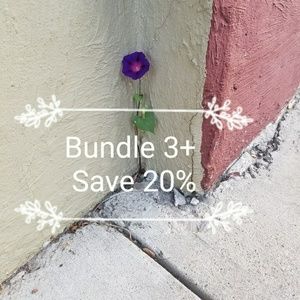 Bundle 3 or more and save 20% 🌹